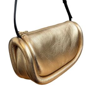 🛑SOLD!🛑 JW ANDERSON Bumper 15 Baguette Metallic Leather Shoulder Bag — Gold